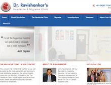 Tablet Screenshot of indianheadacheclinic.com